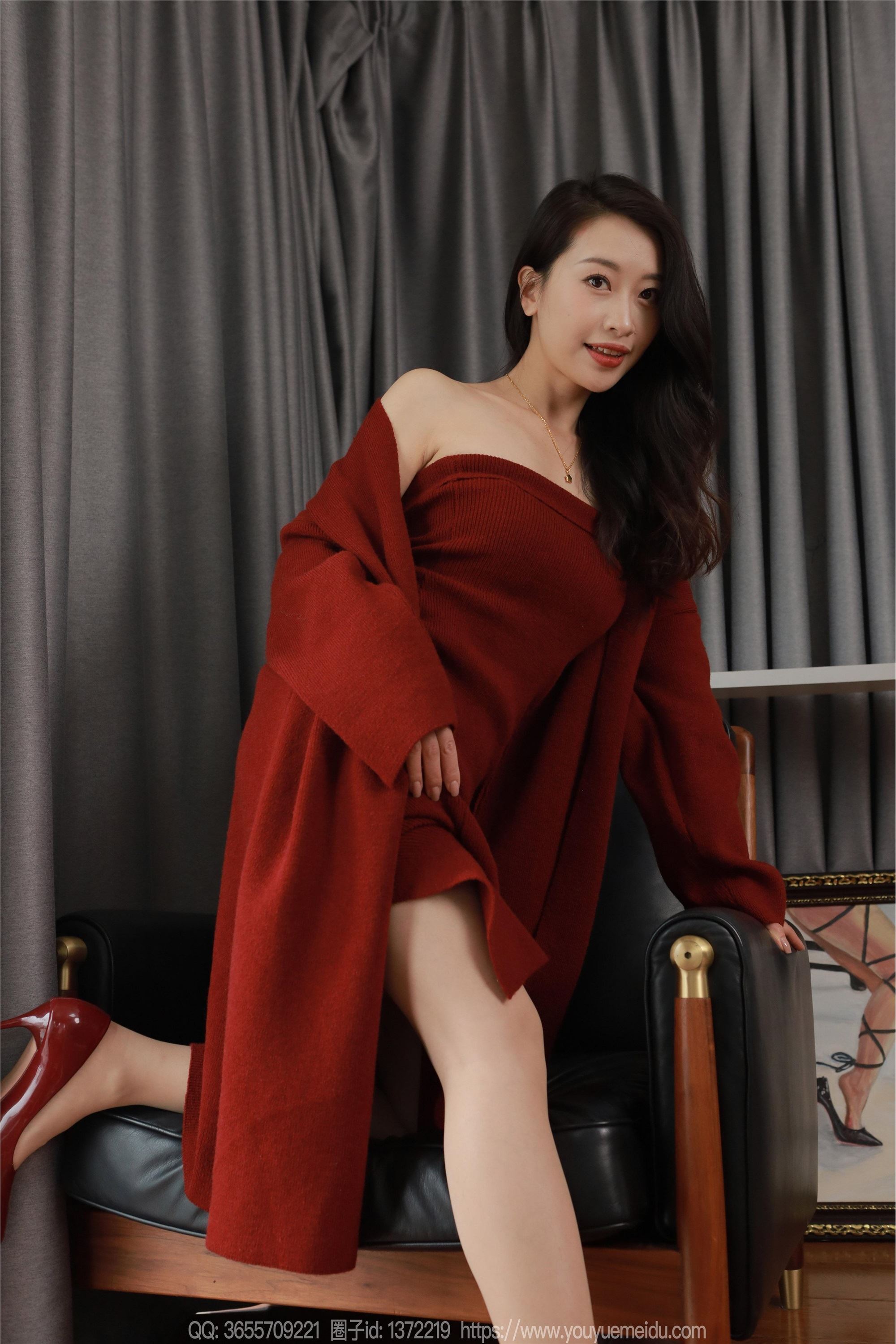 IESS异思趣向  2025.01.31 丝享家 1965 小婕《红色针织裙（下）》